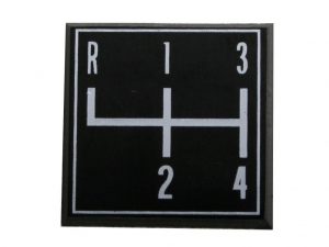 Holden Badge Shift Pattern Plate 4 Speed Indicator LJ Gtr