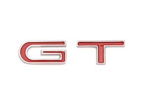 Ford Badge G & T Glovebox Letters Red XT