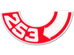 Decal HT HG HQ Air Cleaner "253 Holden"