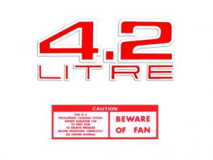 Holden Engine Decal Kit HJ LH 4.2 Litre