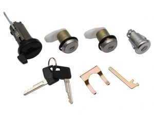 Holden Lock Barrel & Key Set Ign/ 2 Doors/ Boot VB - VL