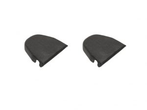 Seat Belt Top Covers Small Black Suit Drop Link Pr
