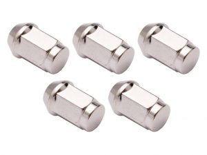 Wheel Nut Set Holden 7/16" Chrome Bulge (5)