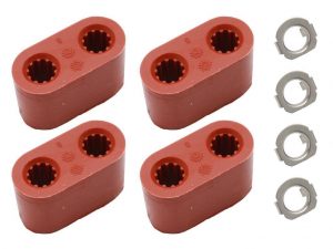 Holden Exhaust Muffler Rubber Hanger Kit VP - VZ V6 Kit (4)