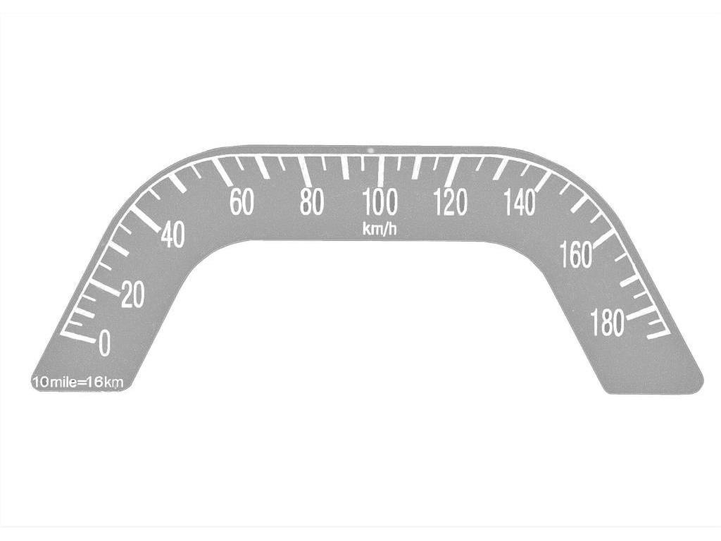 Car Speedometer Conversion Sticker Decal Metric Speedo Conversion EH Holden - Classic Muscle Car Parts ...
