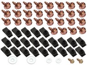 Ford Fender Mounting Bolt Nut Kit XR - XY ZA - ZD 2 Guards