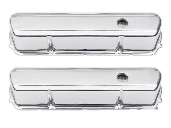 Holden Tfi Rocker Cover Chrome Plain Tall 253 308 Pair - Classic Muscle ...
