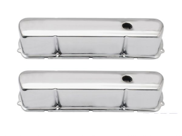 Holden Tfi Rocker Cover Chrome Plain Tall 253 308 Pair - Classic Muscle ...