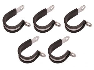 Cushion Clamp Stainless Steel 25Mm x 15Mm (5)