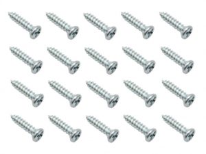 Universal Screw Kit Oval Head Cr Rec Tap 4 X 1/2"