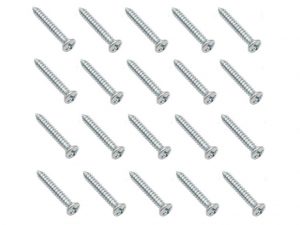 Universal Screw Kit Oval Head Cr Rec Tap 6 X 1"