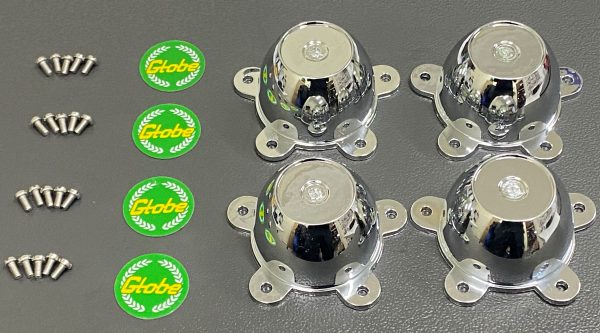 BATHURST GLOBE SMALL CENTRE WHEEL CAP KIT SUIT FORD XW XY XA EARLY XB FALCON