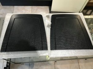 BUCKET SEAT REAR PLASTIC PANELS SUIT FORD XA FALCON FAIRMONT ZF FAIRLANE BLACK