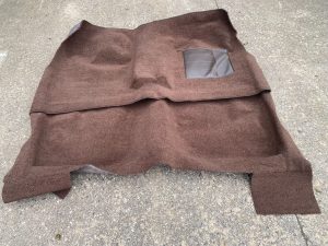 FORD XB FRONT AND REAR BROWN CARPET CONCOURSE CLASSIC LOOP WITH UNDERLAY