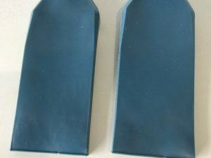 SEAT BELT COVERS SUIT FORD OR HOLDEN (STEEL BLUE) NEW