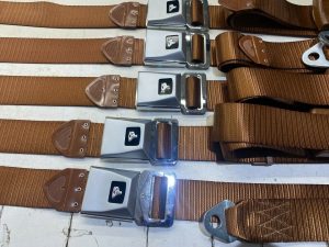 SEAT BELTS SUIT HOLDEN EJ EH HD HR HK HT HG (COPPER)