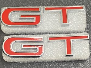 XT GT FORD FALCON BOOT PILLAR & BONNET BADGES X2