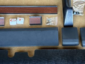GLOVE BOX PAD, WOODGRAIN SIDES & COLUMN COVER KIT FORD XW XY FALCON GT FAIRMONT