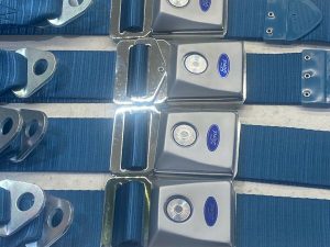 SEAT BELTS SUIT FORD XR XT XW XY FALCON ZA ZB ZC ZD FAIRLANE (BLUE)