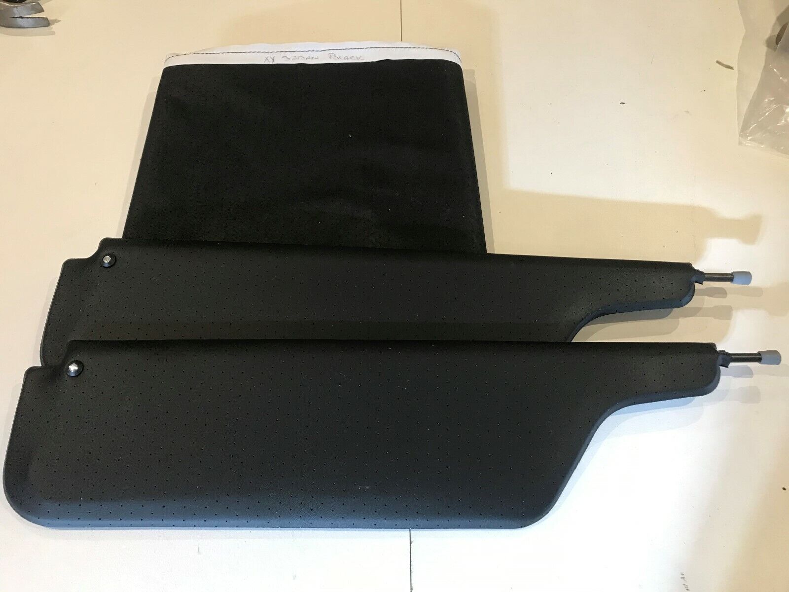 FORD XY FALCON FAIRMONT ZD FAIRLANE ROOF HEAD LINING & SUN VISORS SEDAN BLACK