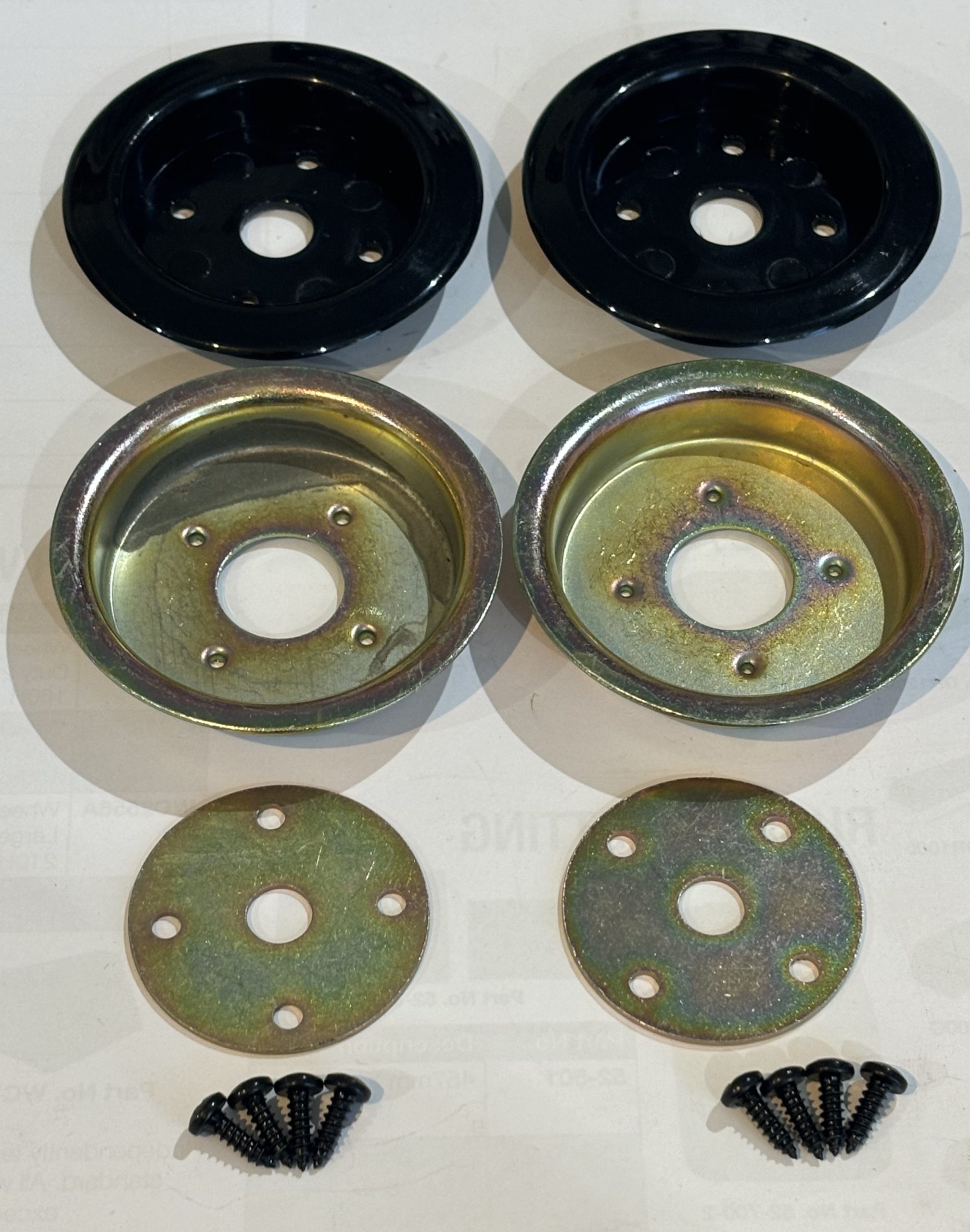 BONNET LOCK PIN CUPS SUIT FORD FALCON XY GT