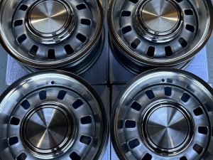 12 SLOT WHEELS WITH TRIMS & CAPS FIT FORD XR XT XW XY XA EARLY XB MUSTANG 14 X 6