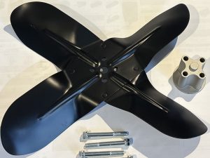 4 BLADE FAN & SPACER XW XY GT FALCON FAIRMONT ZC ZD FAIRLANE 351 V8 CLEVELAND MAY SUIT XA XB