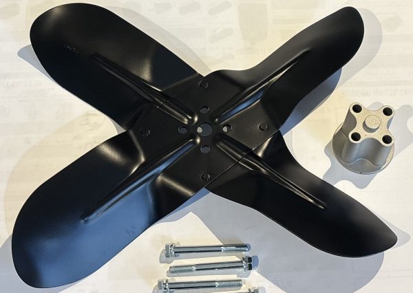 4 BLADE FAN & SPACER XW XY GT FALCON FAIRMONT ZC ZD FAIRLANE 351 V8 CLEVELAND MAY SUIT XA XB