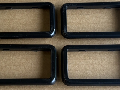 SURROUND INTERIOR DOOR HANDLE SUIT HOLDEN COMMODORE VB VC VH VK VL BLACK X4