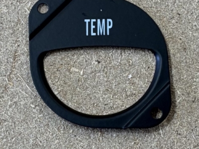 FUEL OIL TEMP GAUGE FACE PLATES SUIT FORD XW-XY FALCON GT GS