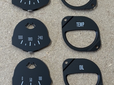 FUEL OIL TEMP GAUGE FACE PLATE SUIT FORD XW-XY FALCON GT GS