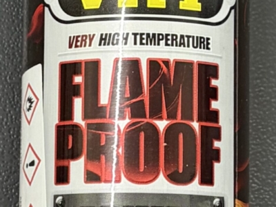 VHT FLAME PROOF GRAY PRIMER VERY HIGH TEMPERATURE 1300-2000 DEG F 704-1093 DEG C
