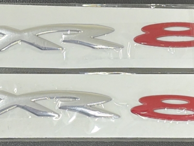 XR8 BADGE SUIT FORD BA BF FG FALCON UTE SEDAN 1 PAIR