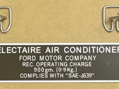 FORD FALCON FAIRMONT XD XE ESP ZJ ZK FAIRLANE FC FD LTD AIR CONDITIONER SELECTAIRE COMPRESSOR TAG & CLIPS